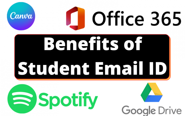 Get Best 25+ FREE Stuff With Edu Students Email [Benefits of