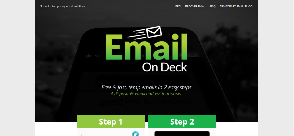 Email on Deck