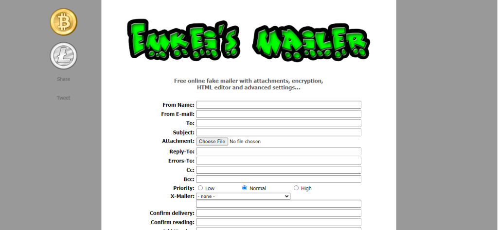 Emkei's Fake Mailer