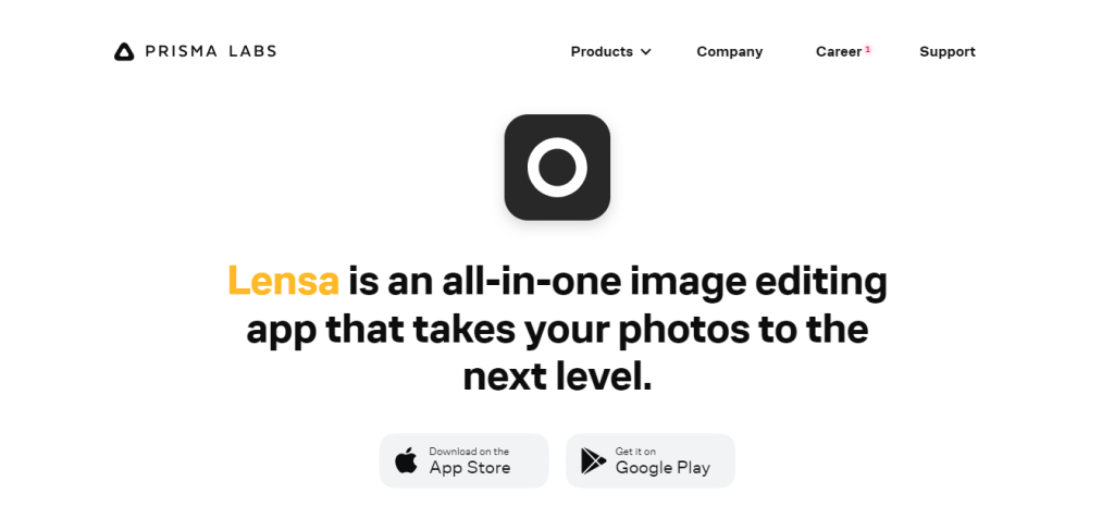 Lensa is a mobile-only AI picture editor 