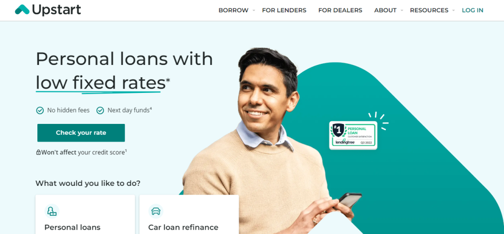 Upstart is an AI-driven lending platform