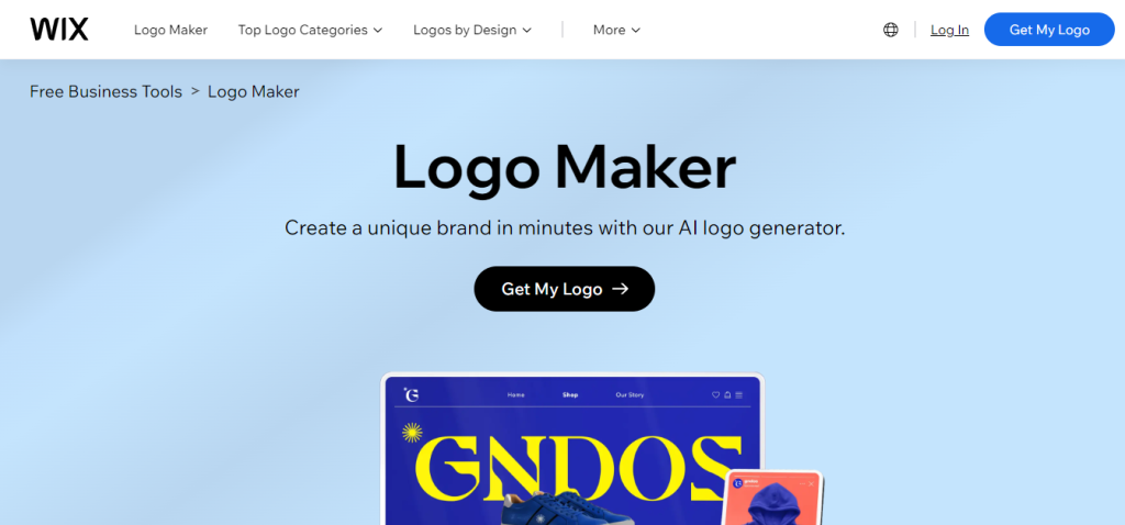 Wix Logo Maker AI logo builder