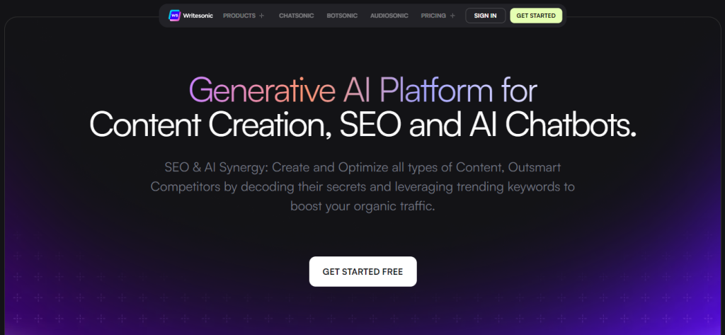 Writesonic can create original, engaging