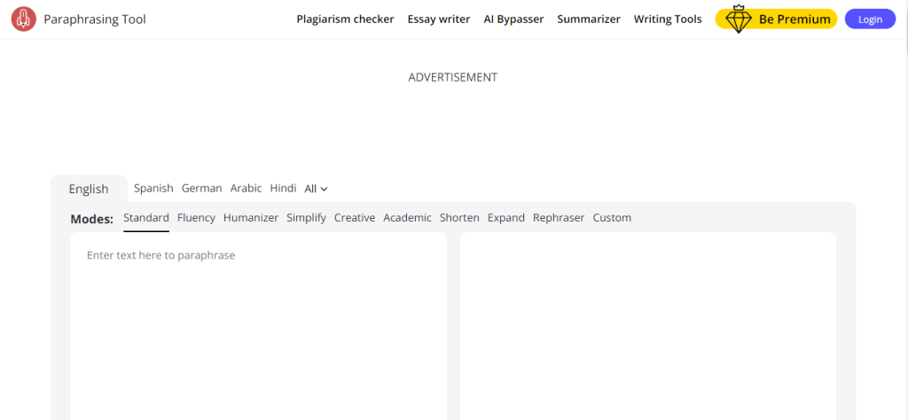 Paraphrasingtool.ai Writing Assistant, Copywriting  tools