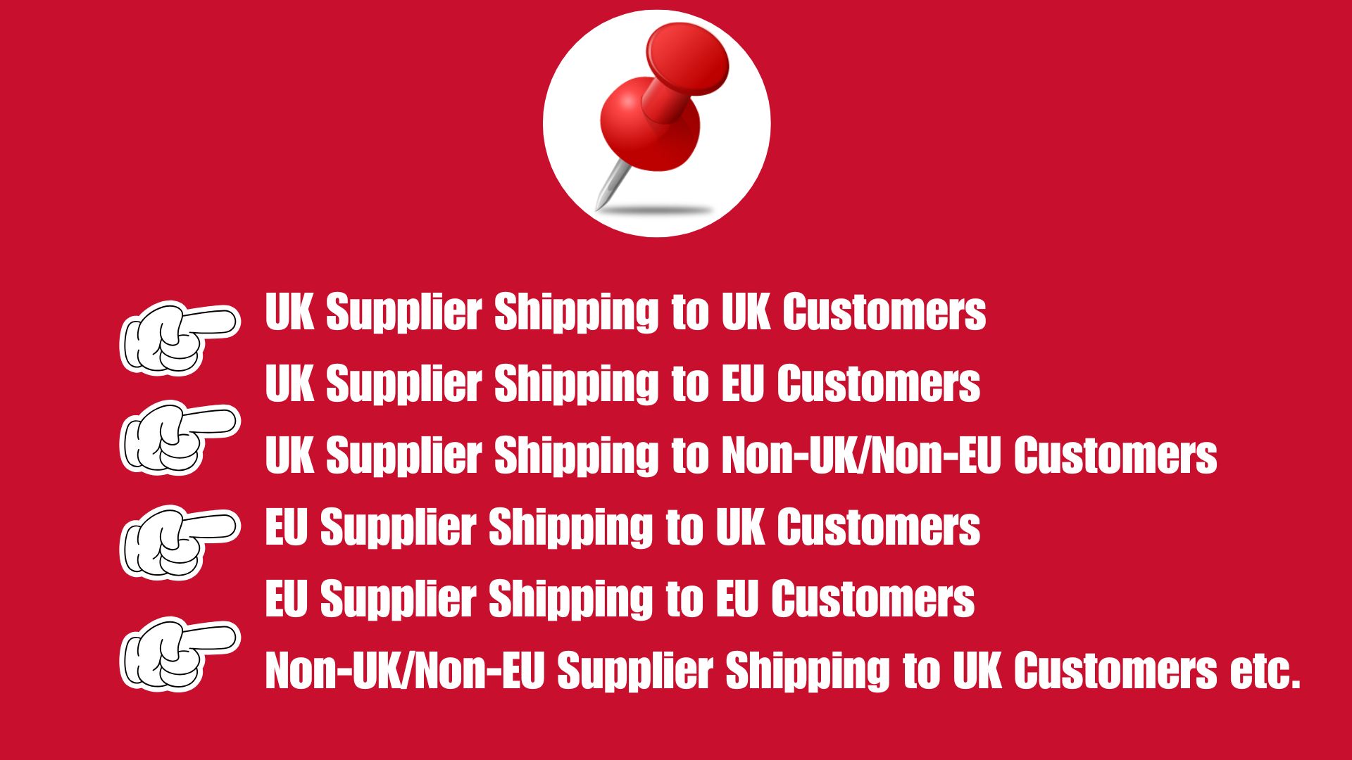 Different VAT Scenarios for Dropshipping
