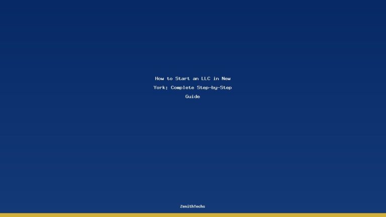 How to Start an LLC in New York: Complete Step-by-Step Guide